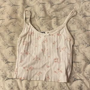 white cherry blossom top